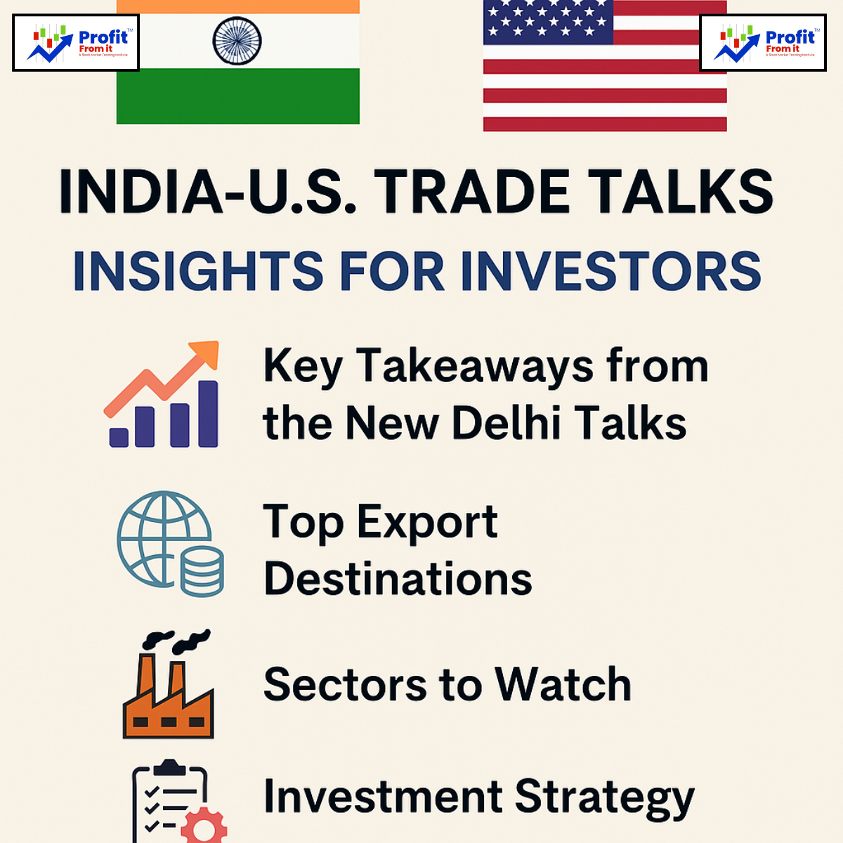 🇮🇳📈 India-U.S. Trade Talks Conclude: A Strategic Inflection Point for Indian Investors
